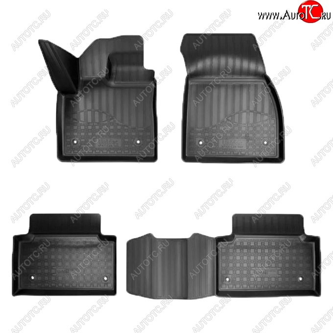 2 779 р. Коврики салонные Noplast Land Rover Range Rover Evoque 2 L551 (2018-2025) (Черные)  с доставкой в г. Вологда