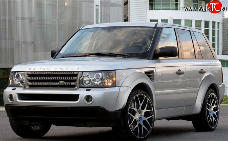 44 549 р. Комплект накладок на колёсные арки Arden Land Rover Range Rover Sport 1 L320 дорестайлинг (2005-2009) (Неокрашенные)  с доставкой в г. Вологда