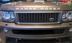 8 949 р. Решётка радиатора Stormer Land Rover Range Rover Sport 1 L320 дорестайлинг (2005-2009) (Неокрашенная)  с доставкой в г. Вологда. Увеличить фотографию 3