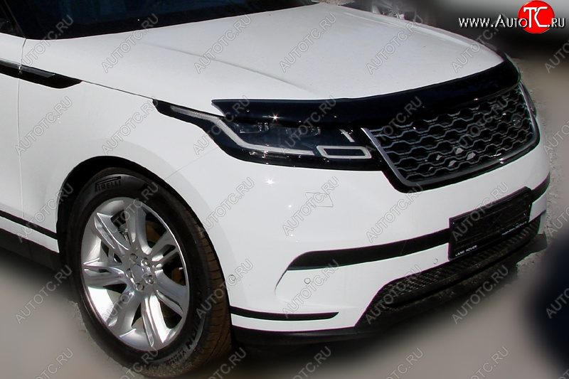 1 379 р. Дефлектор капота SIM Land Rover Range Rover Velar 1 L560 (2017-2025)  с доставкой в г. Вологда