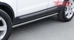 14 579 р. Защита порогов из овальной трубы Souz-96 (d75х42) Land Rover Range Rover Evoque 1 L538 дорестайлинг 5 дв. (2011-2015)  с доставкой в г. Вологда. Увеличить фотографию 2