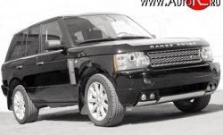 23 049 р. Накладка Verge на передний бампер Land Rover Range Rover 3 L322 дорестайлинг (2002-2006) (Неокрашенная)  с доставкой в г. Вологда. Увеличить фотографию 2