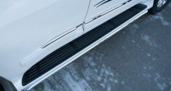 14 999 р. Защита порогов из круглой трубы диаметром 42 мм SLITKOFF Lexus GX460 J150 1-ый рестайлинг (2013-2019)  с доставкой в г. Вологда. Увеличить фотографию 4