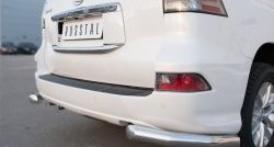 17 599 р. Защита заднего бампера (Ø76 мм уголки, нержавейка) SLITKOFF Lexus GX460 J150 1-ый рестайлинг (2013-2019)  с доставкой в г. Вологда. Увеличить фотографию 3
