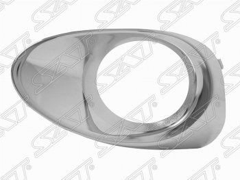 Левая оправа противотуманной фары SAT (хром ободок) Lexus RX350  AL10 (2012-2015) рестайлинг