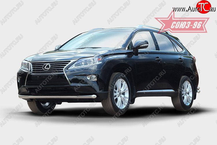 1 052 р. Защита переднего бампера одинарная Souz-96 (d60). Lexus RX350 AL10 рестайлинг (2012-2015)  с доставкой в г. Вологда