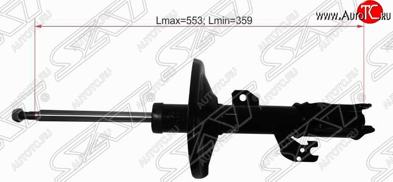3 299 р. Левый амортизатор передний SAT (пружина конус) Toyota Camry XV30 дорестайлинг (2001-2004)  с доставкой в г. Вологда