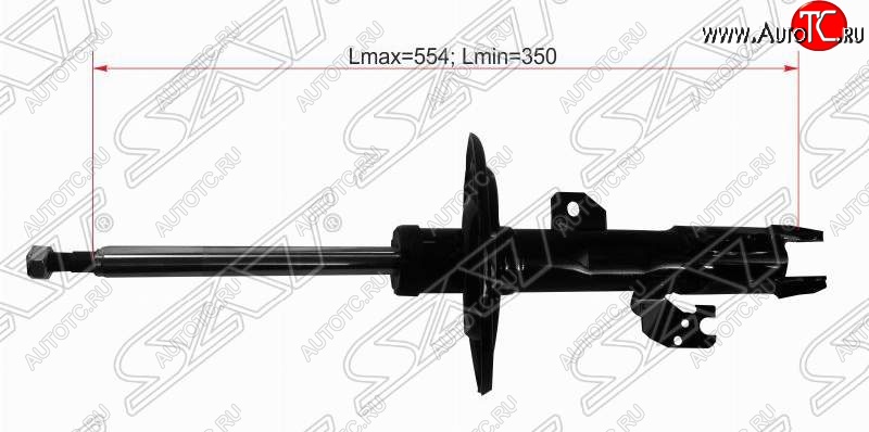 3 999 р. Левый амортизатор передний SAT (пружина бочка) Toyota Camry XV30 дорестайлинг (2001-2004)  с доставкой в г. Вологда
