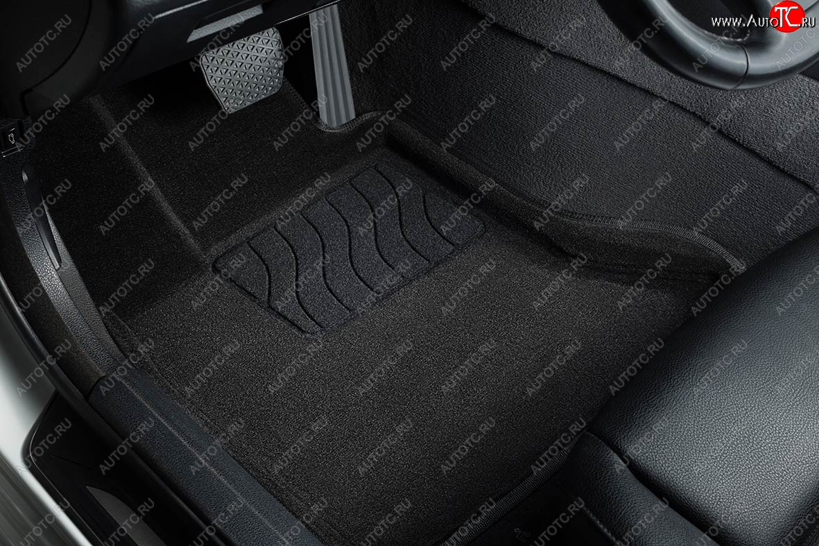 5 699 р. Коврики в салон SEINTEX 3D ВОРС (комплект) Lexus ES350 XV70 дорестайлинг (2018-2021) (Цвет: черный)  с доставкой в г. Вологда