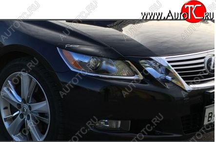 3 449 р. Реснички на фары PERFORMANCE Lexus GS300 S190 дорестайлинг (2005-2006) (Неокрашенные)  с доставкой в г. Вологда