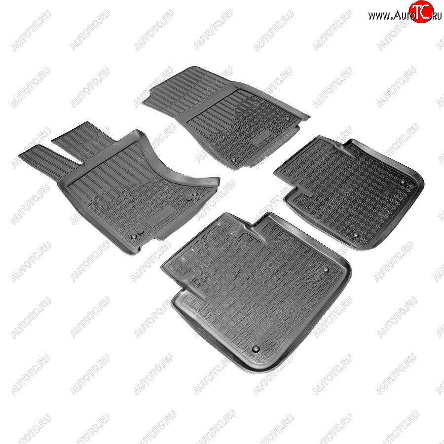 3 799 р. Комплект ковриков в салон Norplast Unidec (задний привод) Lexus GS250 L10 (2011-2016) (Цвет: черный)  с доставкой в г. Вологда