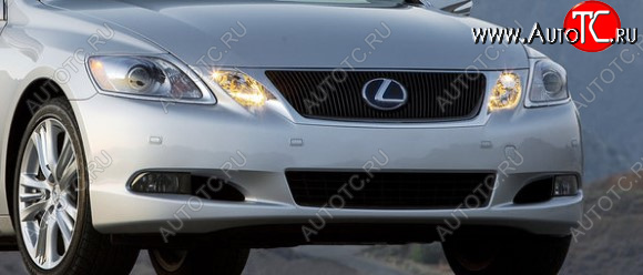 12 699 р. Передний бампер Polcar (с отверстиями под парктроник) Lexus GS300 S190 рестайлинг (2007-2012) (Неокрашенный)  с доставкой в г. Вологда