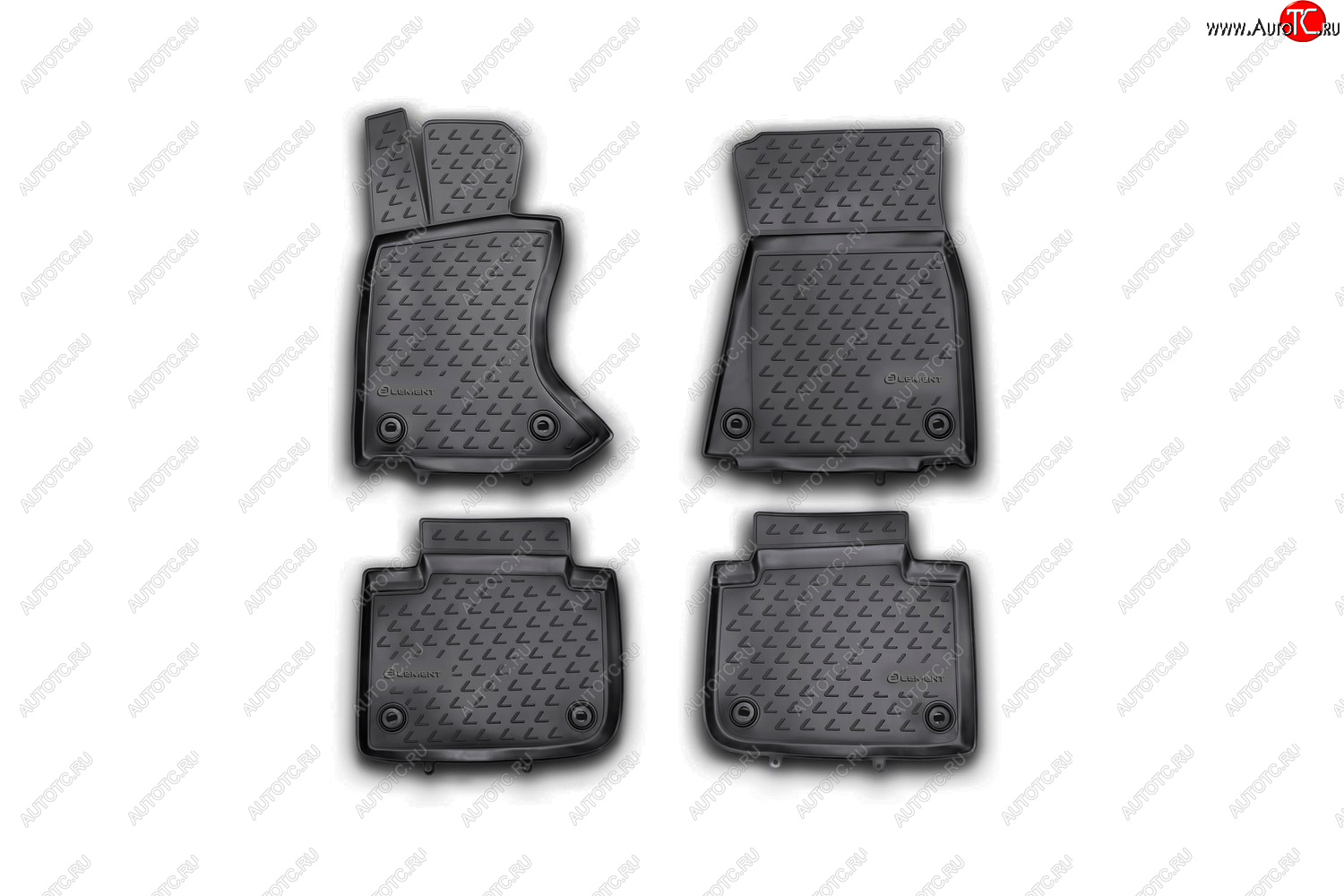 3 199 р. Комплект ковриков в салон (полиуретан, чёрные) Element Lexus GS350 L10 (2011-2016) (Чёрные)  с доставкой в г. Вологда