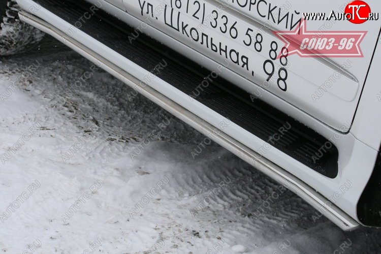 15 929 р. Защита штатных порогов Souz-96 (d42) Lexus GX460 J150 дорестайлинг (2009-2013)  с доставкой в г. Вологда