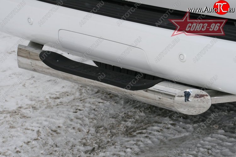 17 549 р. Защита заднего бампера с проступью Souz-96 (d76) Lexus GX460 J150 дорестайлинг (2009-2013)  с доставкой в г. Вологда