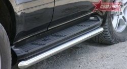 15 074 р. Защита штатных порогов Souz-96 (d60) Lexus GX470 J120 дорестайлинг (2002-2007)  с доставкой в г. Вологда. Увеличить фотографию 2