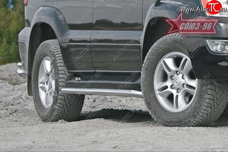 15 074 р. Защита штатных порогов Souz-96 (d60) Lexus GX470 J120 дорестайлинг (2002-2007)  с доставкой в г. Вологда