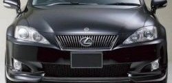 7 999 р. Накладка на передний бампер CT Lexus IS250 XE20 седан дорестайлинг (2005-2013) (Неокрашенная)  с доставкой в г. Вологда. Увеличить фотографию 2