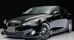 7 999 р. Накладка на передний бампер CT Lexus IS250 XE20 седан дорестайлинг (2005-2013) (Неокрашенная)  с доставкой в г. Вологда. Увеличить фотографию 3