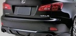 7 999 р. Накладка на задний бампер CT Lexus IS250 XE20 седан дорестайлинг (2005-2013) (Неокрашенная)  с доставкой в г. Вологда. Увеличить фотографию 2