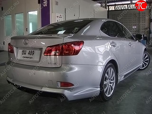 10 599 р. Накладка на задний бампер WALD SPORTS LINE Lexus IS250 XE20 седан дорестайлинг (2005-2013) (Неокрашенная)  с доставкой в г. Вологда