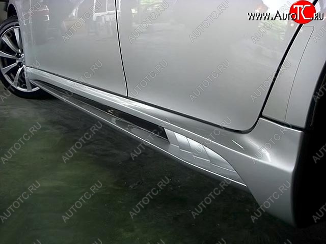 12 799 р. Пороги накладки WALD SPORTS LINE Lexus IS250 XE20 седан дорестайлинг (2005-2013) (Неокрашенные)  с доставкой в г. Вологда