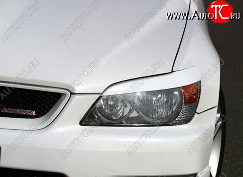 1 299 р. Реснички на фары CT Lexus IS300 XE10 седан дорестайлинг (1998-2005) (Неокрашенные)  с доставкой в г. Вологда