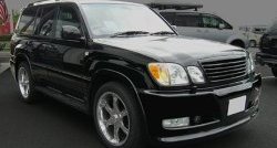 18 749 р. Передний бампер ELFORD Lexus LX470 J100 дорестайлинг (1998-2002) (Неокрашенный)  с доставкой в г. Вологда. Увеличить фотографию 2