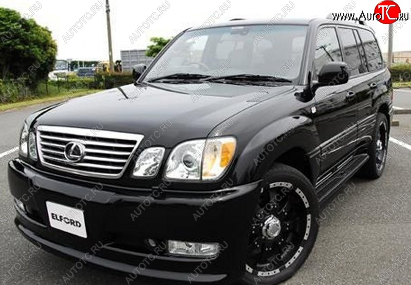 18 749 р. Передний бампер ELFORD Lexus LX470 J100 дорестайлинг (1998-2002) (Неокрашенный)  с доставкой в г. Вологда