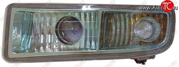 3 399 р. Левая противотуманная фара SAT (зеленый оттенок)  Lexus LX470  J100 (1998-2002) дорестайлинг  с доставкой в г. Вологда