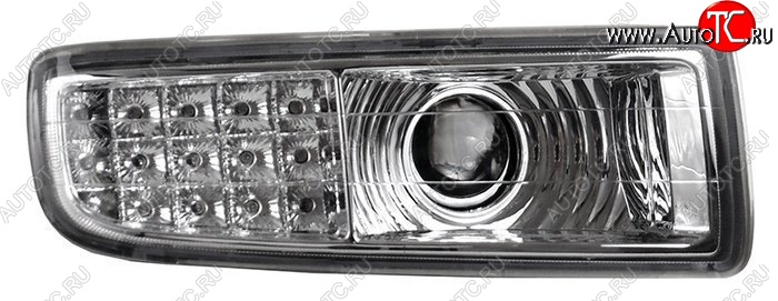 4 199 р. Правая противотуманная фара SAT (диодная) Lexus LX470 J100 дорестайлинг (1998-2002)  с доставкой в г. Вологда