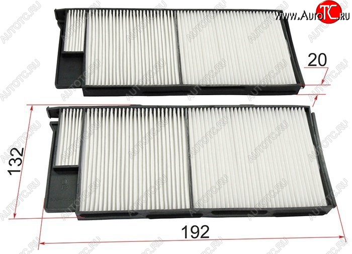271 р. Фильтр салона SAT (комплект)  Lexus LX470  J100 (1998-2002), Toyota Land Cruiser  10 100 (1998-2007)  с доставкой в г. Вологда