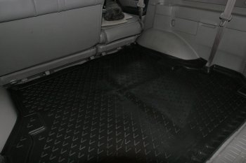 2 379 р. Коврик багажника Element (полиуретан) ун. длин Lexus LX470 J100 дорестайлинг (1998-2002) (Черный)  с доставкой в г. Вологда. Увеличить фотографию 2