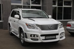 26 249 р. Пластиковый капот PHANTOM Lexus LX570 J200 дорестайлинг (2007-2012) (Неокрашенный)  с доставкой в г. Вологда. Увеличить фотографию 2