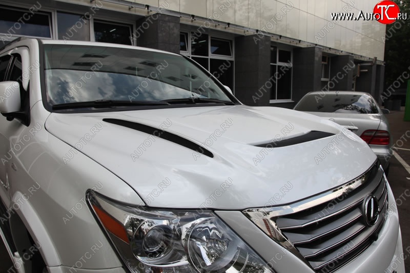 26 249 р. Пластиковый капот PHANTOM Lexus LX570 J200 дорестайлинг (2007-2012) (Неокрашенный)  с доставкой в г. Вологда