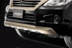 11 949 р. Накладка на передний бампер Goldman Lexus LX570 J200 дорестайлинг (2007-2012) (Неокрашенная)  с доставкой в г. Вологда. Увеличить фотографию 4