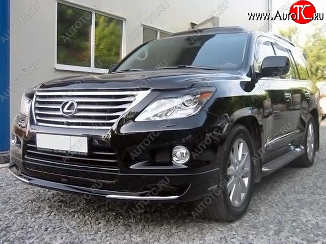 15 349 р. Накладка на передний бампер LX MODE Lexus LX570 J200 дорестайлинг (2007-2012) (Неокрашенная)  с доставкой в г. Вологда