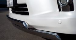 17 999 р. Защита переднего бампера (2 трубыØ75х42 мм, нержавейка) Russtal Lexus LX570 J200 дорестайлинг (2007-2012)  с доставкой в г. Вологда. Увеличить фотографию 3