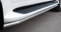 14 999 р. Защита порогов SLITKOFF из круглой трубы диаметром 42 мм (2012-н.в.) Lexus LX570 J200 дорестайлинг (2007-2012)  с доставкой в г. Вологда. Увеличить фотографию 2