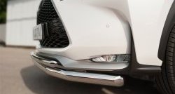 18 699 р. Защита переднего бампера (2 трубыØ63 и 42 мм, нержавейка) SLITKOFF Lexus NX200T Z10 (2014-2017)  с доставкой в г. Вологда. Увеличить фотографию 3