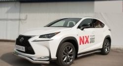 19 999 р. Защита порогов из круглой трубы диаметром 63 мм F SPORT SLITKOFF Lexus NX200T Z10 (2014-2017)  с доставкой в г. Вологда. Увеличить фотографию 5