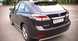 11 599 р. Защита заднего бампера (Ø75x42 мм, нержавейка) Russtal технику из списка применимости  с доставкой в г. Вологда. Увеличить фотографию 4