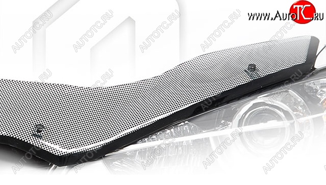 3 199 р. Дефлектор капота (exclusive) CA-Plastiс  Lexus RX300  XU30 - RX400H  XU30 (серия Шелкография черная)  с доставкой в г. Вологда