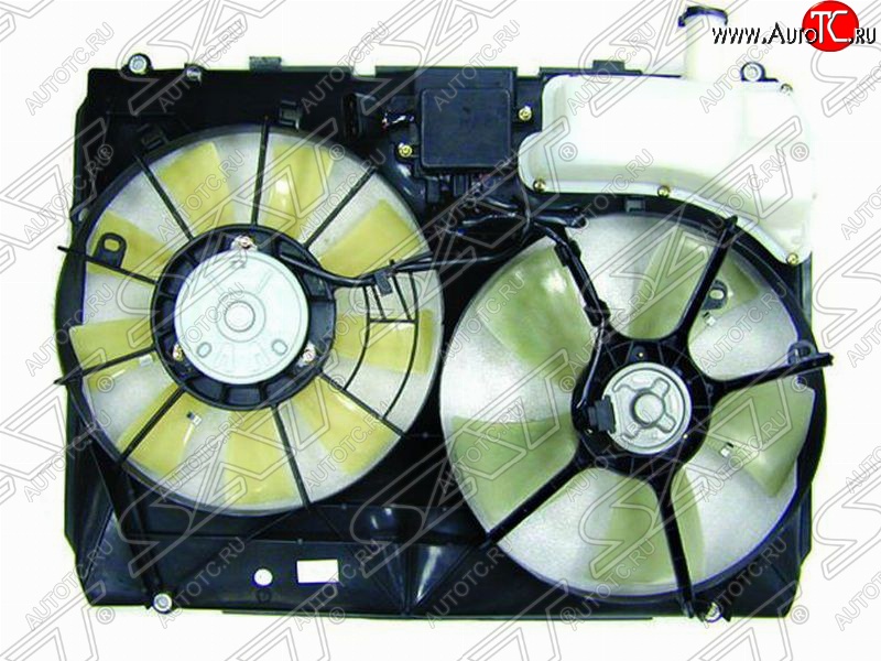 15 999 р. Диффузор радиатора в сборе SAT (1MZ / 3MZ) Lexus RX350 XU30 дорестайлинг (2003-2006)  с доставкой в г. Вологда