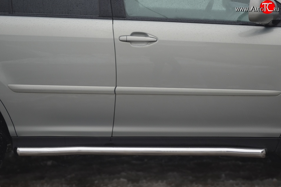 19 999 р. Защита порогов из круглой трубы диаметром 63 мм SLITKOFF Lexus RX330 XU30 (2003-2006)  с доставкой в г. Вологда