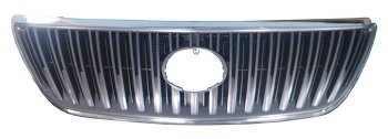 Решётка радиатора SAT (вертикальные полосы с местом для эмблемы) Toyota Harrier XU30 (2003-2013)