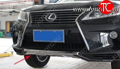 21 599 р. Накладка на передний бампер CT v4 v4 Lexus RX350 AL10 дорестайлинг (2008-2012) (Неокрашенная)  с доставкой в г. Вологда