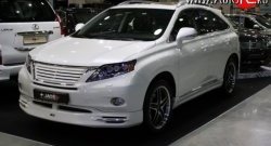 13 349 р. Накладка JAOS на передний бампер Lexus RX350 AL10 дорестайлинг (2008-2012) (Неокрашенная)  с доставкой в г. Вологда. Увеличить фотографию 2