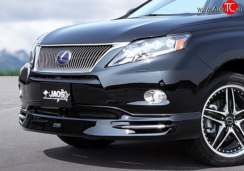 13 349 р. Накладка JAOS на передний бампер Lexus RX350 AL10 дорестайлинг (2008-2012) (Неокрашенная)  с доставкой в г. Вологда