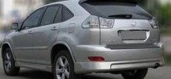 7 199 р. Накладка на задний бампер СТ v1 Lexus RX350 AL10 дорестайлинг (2008-2012) (Неокрашенная)  с доставкой в г. Вологда. Увеличить фотографию 2